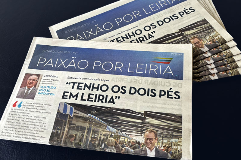 Jornal de Campanha da candidatura de Gonçalo Lopes Paixão por Leiria 2025